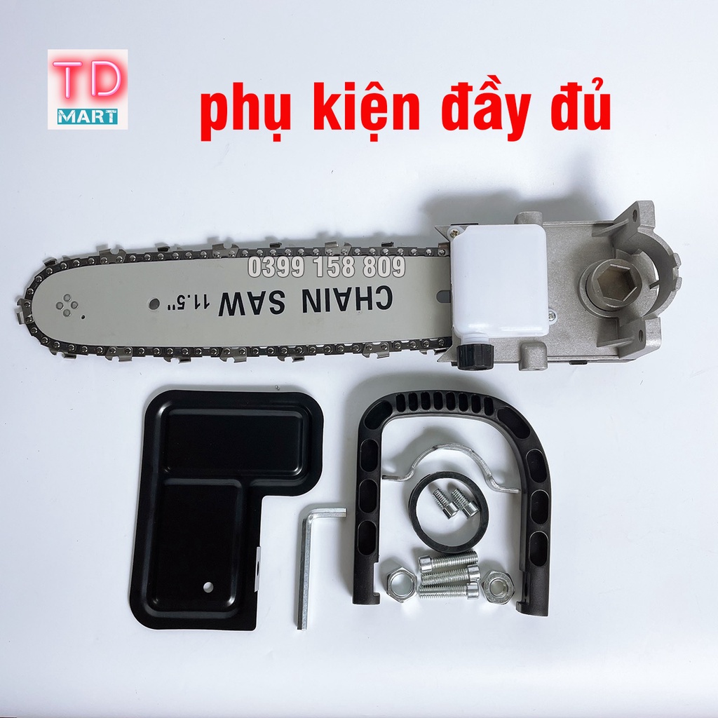 [Lắp Sẵn] Bộ Lam Xích Gắn Máy Cắt Cầm Tay Loại 1 Tăng Xích Tự Động