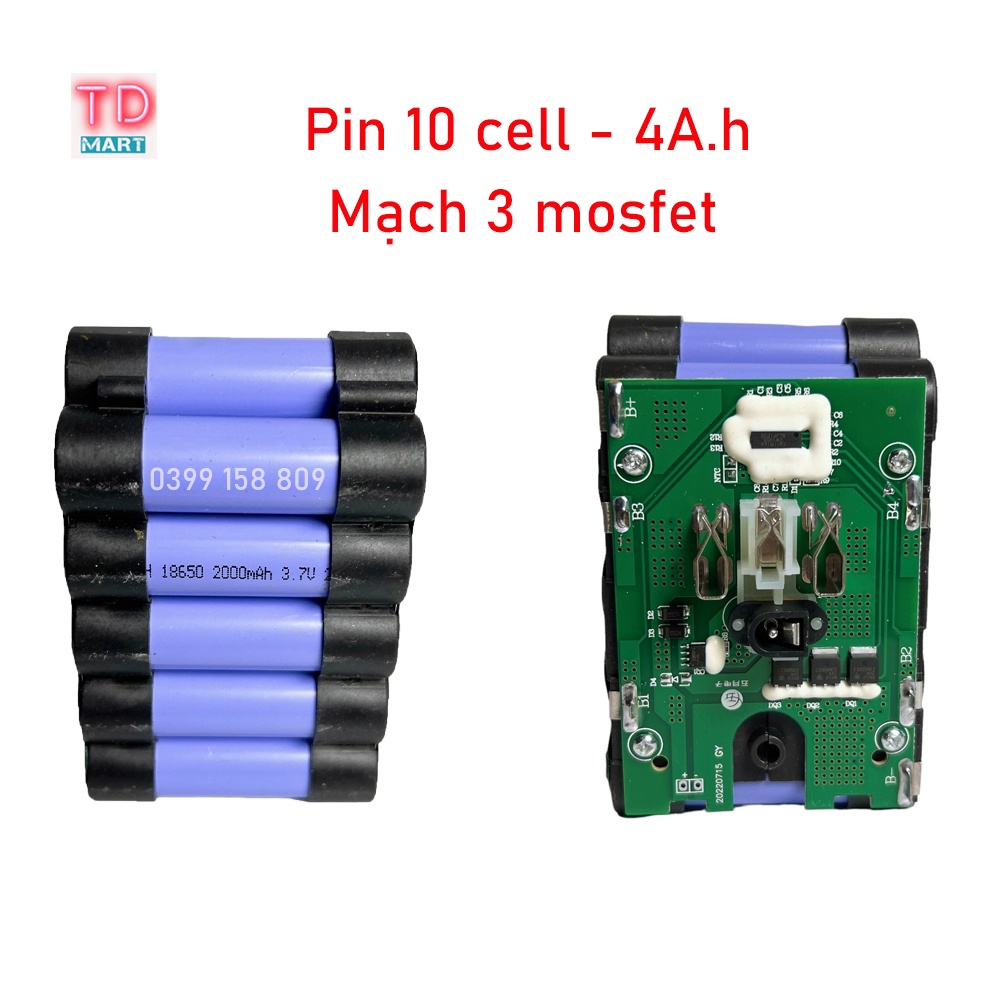 [Chính Hãng] Máy khoan pin KINGPRO 21V 3 Chức Năng, Không Chổi Than