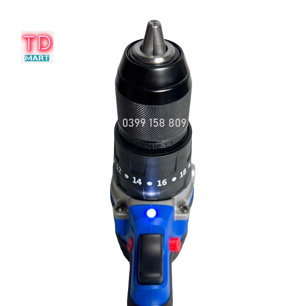 [Chính Hãng] Máy khoan pin KINGPRO 21V 3 Chức Năng, Không Chổi Than