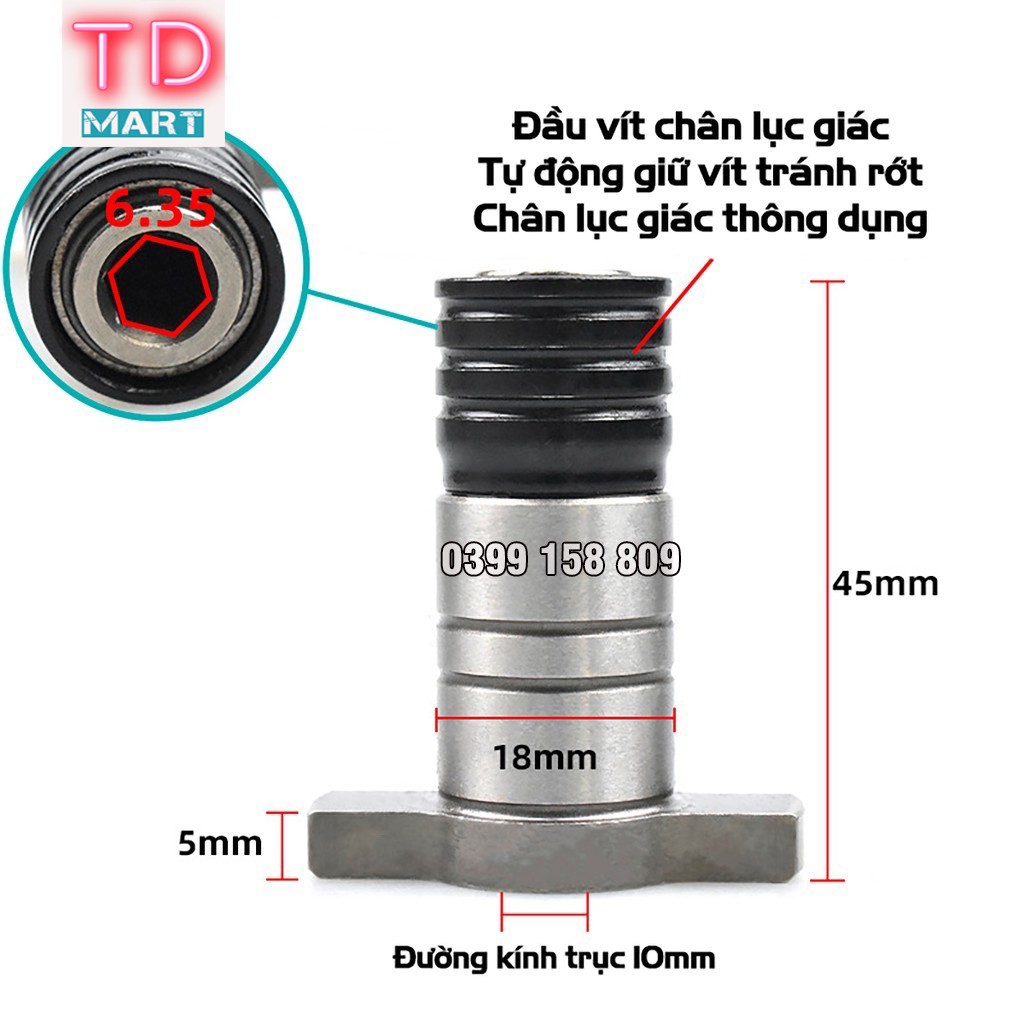 Đầu chữ T Bulong, Chuyên Vít Trục 18-10