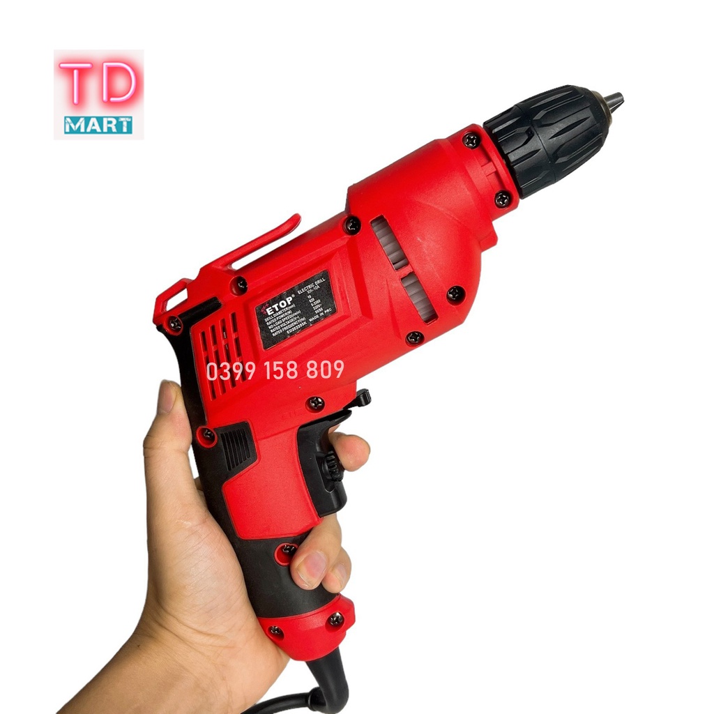 Máy khoan điện ETOP XH-10A Công Suất 620W - Lõi đồng 100%