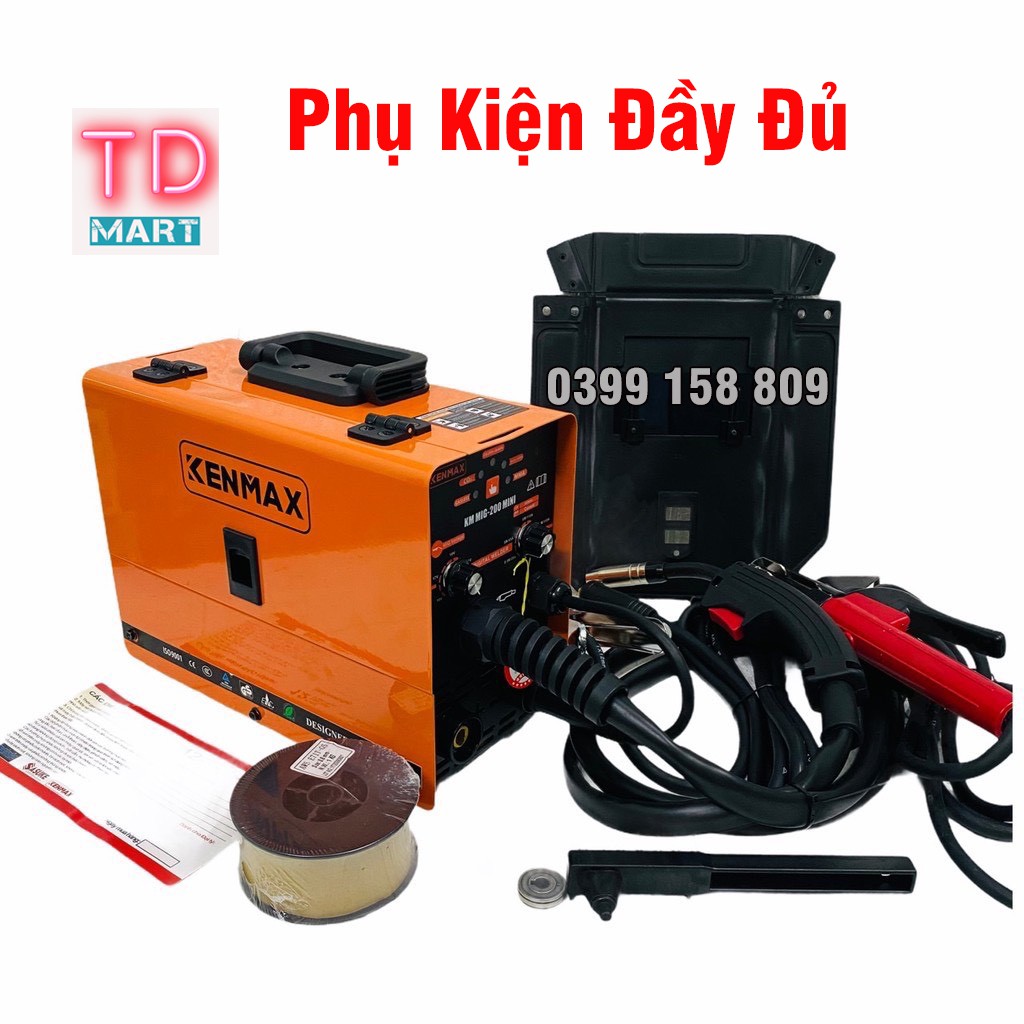 Máy hàn Mig KENMAX MIG-200 MINI 3 Chức Năng - Thương Hiệu Nhật Bản