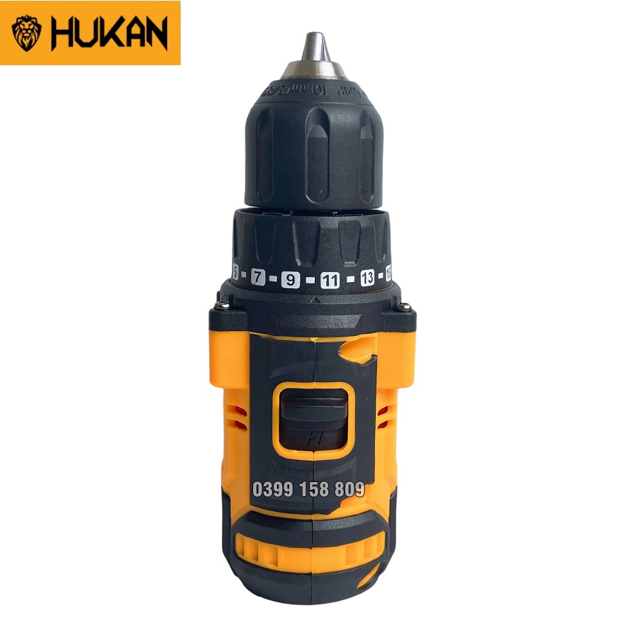Máy Khoan Dùng Pin 18V Hukan HK-XC5 Không Chổi Than Tặng Bộ Phụ Kiện 24 Chi Tiết