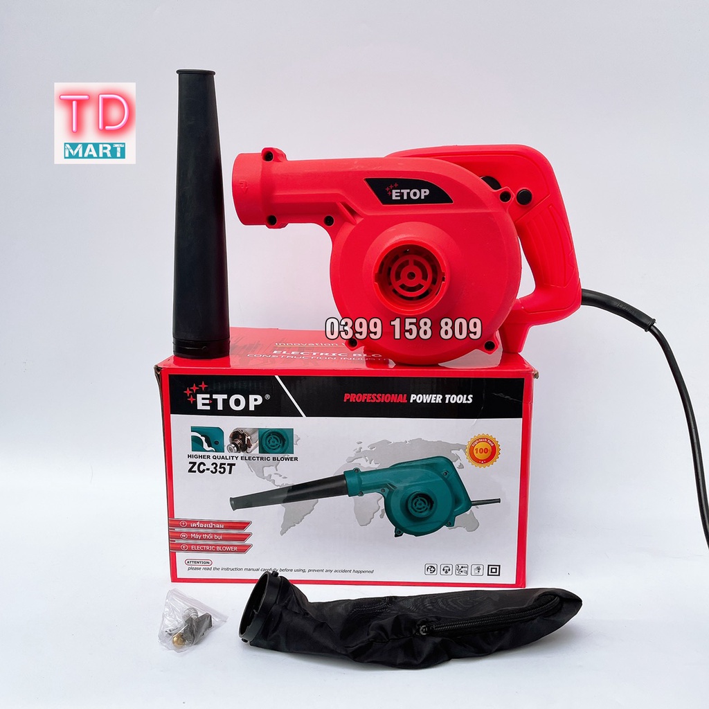 Máy thổi bụi ETOP ZC-35T lõi đồng 100% Công Suất 1050W