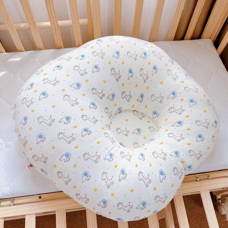 Gối Chống Trào Ngược Kidworlds Bunny Đệm Chống Trào Ngược Xô Muslin organic Cho Bé Sơ Sinh