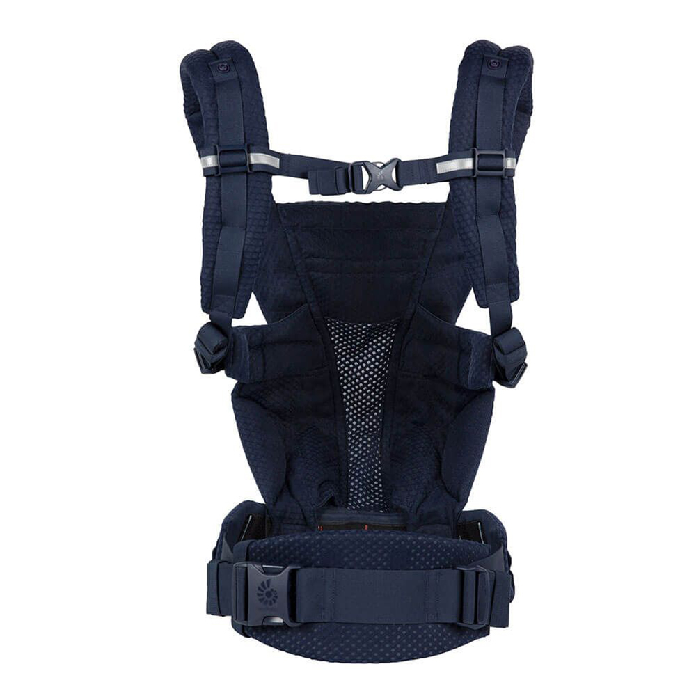 Địu cho bé Kidsworld Omni Breeze trợ lực 4 tư thế với vải SoftFlex siêu mát,có mũ che cho bé từ sơ sinh đến 4 tuổi