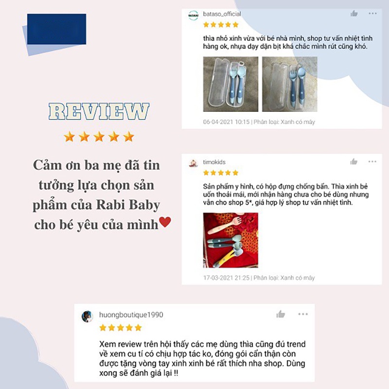 Bộ thìa dĩa uốn dẻo 360 độ KidsWorld TUD360 cho bé ăn dặm tập xúc an toàn