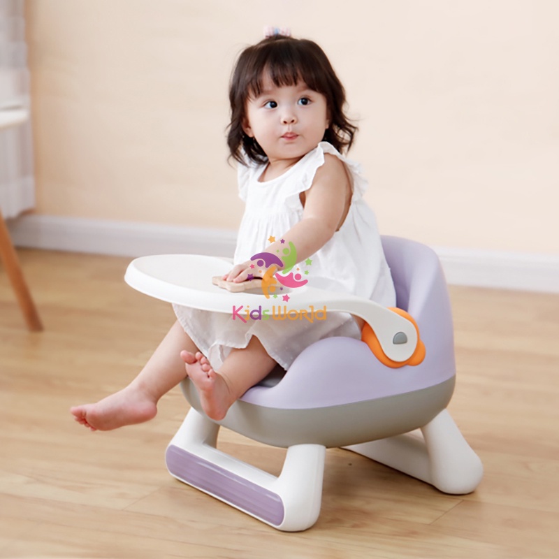 Ghế ăn dặm cho bé KidsWorld BC23 đa năng làm ghế ăn dặm, ghế chơi, xe yo-yo chống trượt