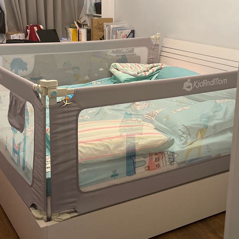 Thanh Chắn Giường KidsWorld BR02 Nâng Hạ 1 Bên Cao Tối Đa 105cm Chống Kẹt Chống Vấp Ngã