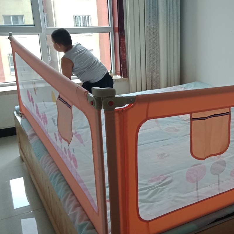 Thanh Chắn Giường KidsWorld BR02 Nâng Hạ 1 Bên Cao Tối Đa 105cm Chống Kẹt Chống Vấp Ngã