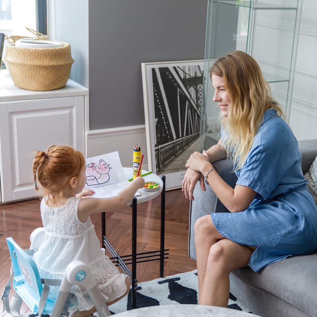 Ghế ăn dặm gấp gọn cao cấp KidsWorld Apramo Flippa Dinning Booster cho bé từ 6 tháng