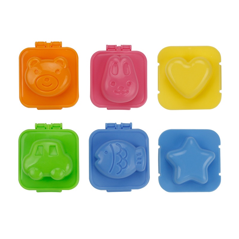 Khuôn Tạo Hình Cơm Trứng KidsWorld Khuôn Làm Bánh Cho Bé Ăn Dặm BLW Kiểu Nhật
