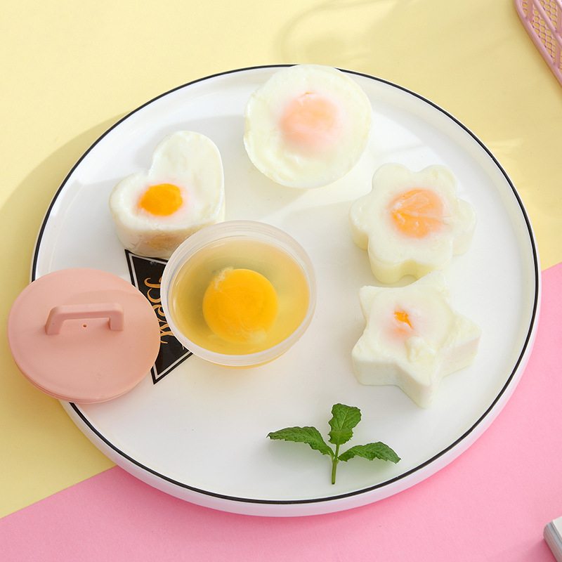 Set 4 khuôn dụng cụ làm bánh, hấp trứng KidsWorld kèm chổi quét dầu nhiều hình cho bé ăn dặm