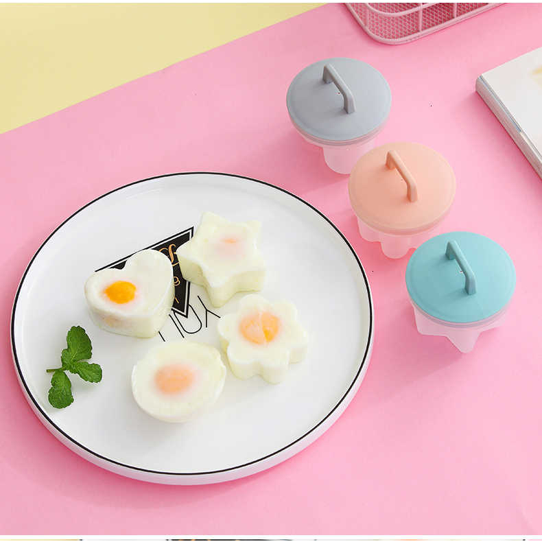 Set 4 khuôn dụng cụ làm bánh, hấp trứng KidsWorld kèm chổi quét dầu nhiều hình cho bé ăn dặm
