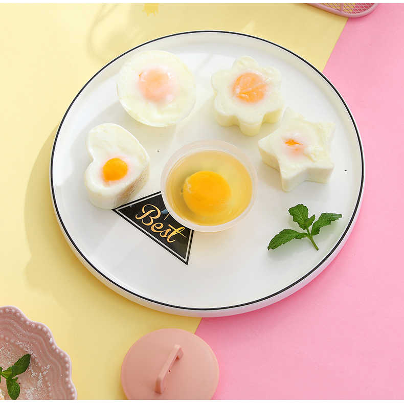 Set 4 khuôn dụng cụ làm bánh, hấp trứng KidsWorld kèm chổi quét dầu nhiều hình cho bé ăn dặm