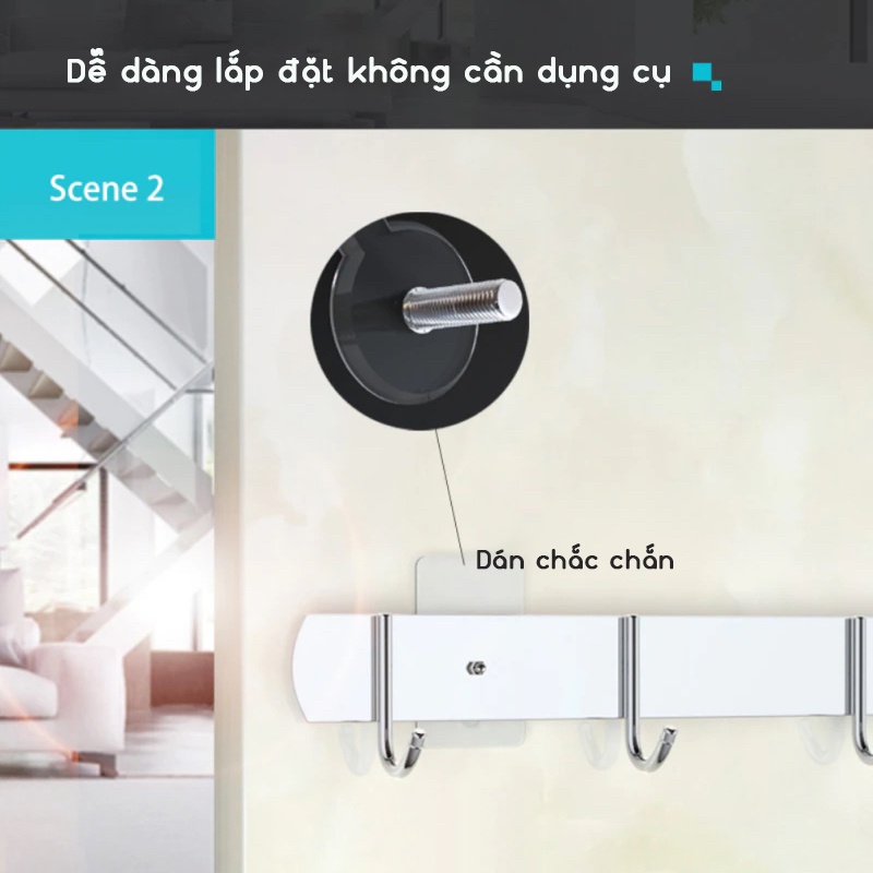 Miếng dán thanh chắn giường KidsWorld dán dồ dùng treo tường, kệ giá, đồng hồ treo tường