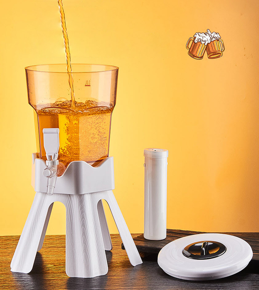 Tháp bia có đèn led tháp rượu trái cây nước hoa quả LWP01