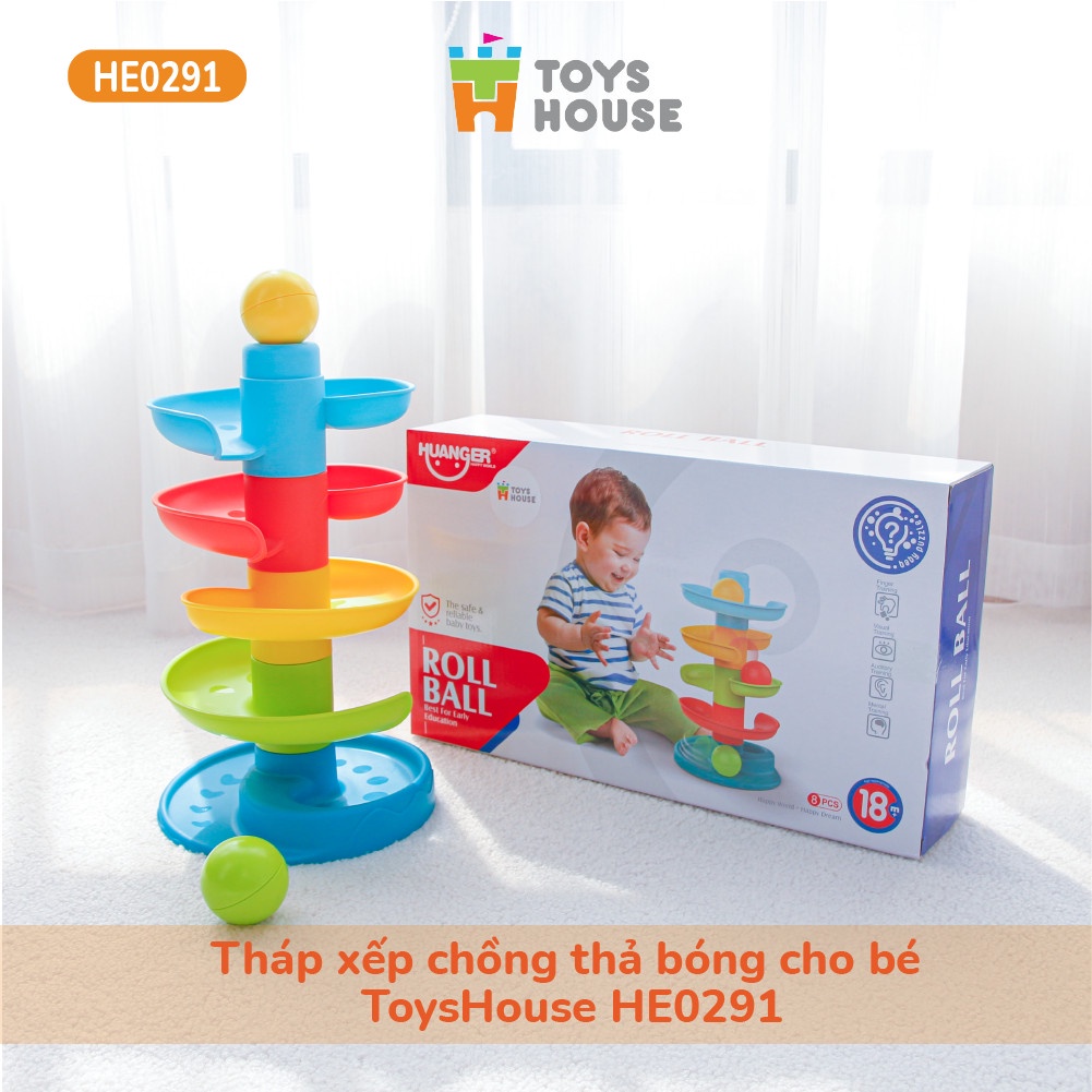 Tháp xếp chồng thả bóng cho bé ToysHouse HE0291 - đồ chơi cho bé từ 6 tháng