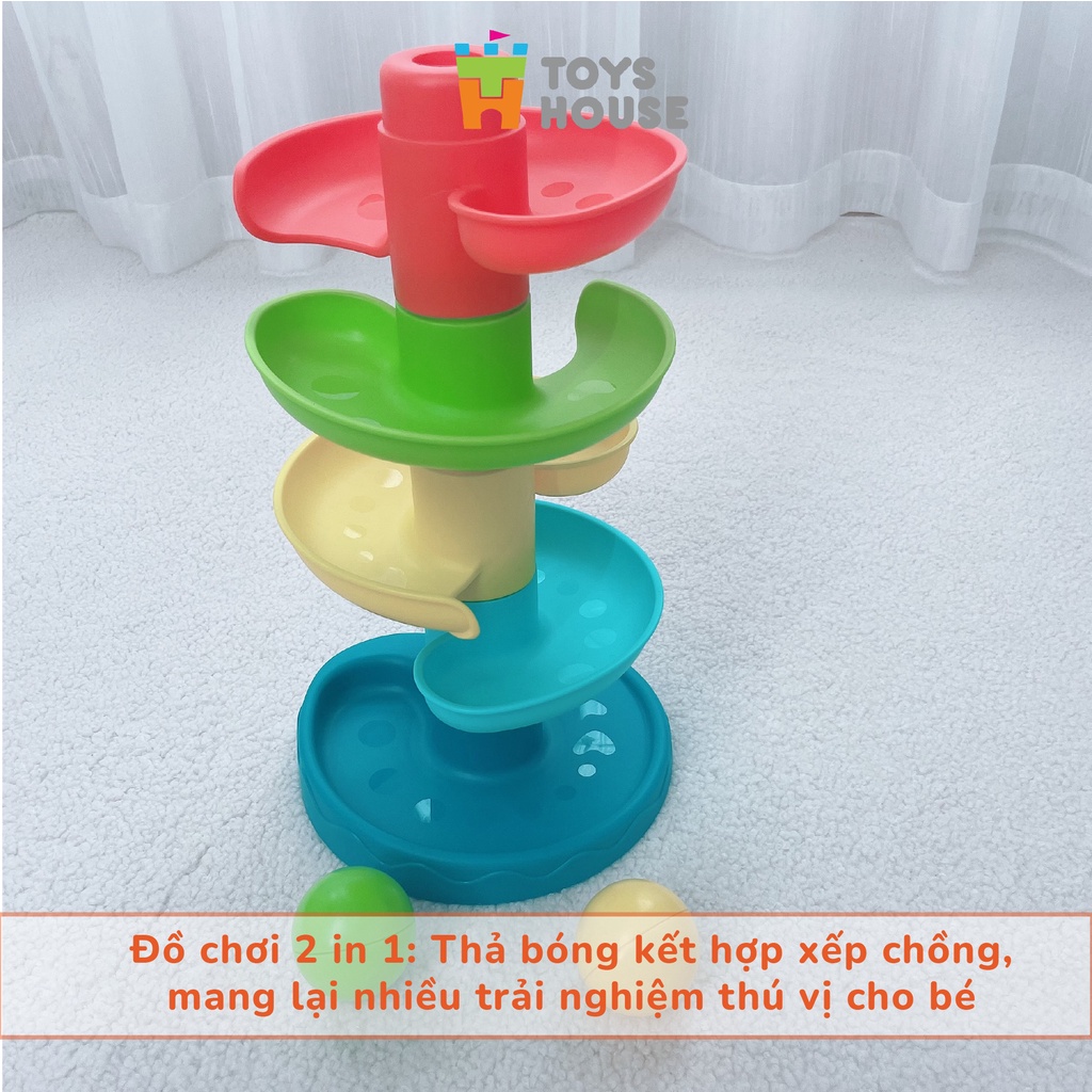 Tháp xếp chồng thả bóng cho bé ToysHouse HE0291 - đồ chơi cho bé từ 6 tháng