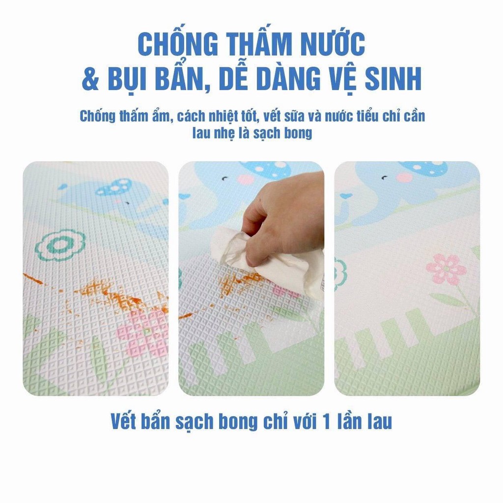 [Hàng Đẹp] Thảm trải sàn Silicon chống trơn trượt cho bé Toyshouse tiêu chuẩn Châu Âu EU71 NACH