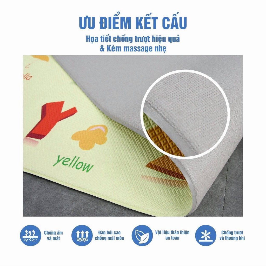 [Hàng Đẹp] Thảm trải sàn Silicon chống trơn trượt cho bé Toyshouse tiêu chuẩn Châu Âu EU71 NACH