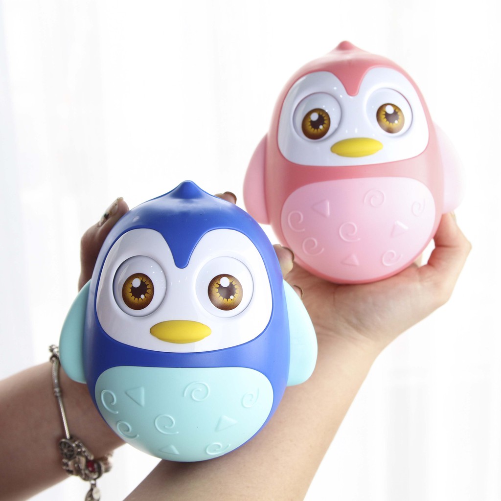 Đồ chơi lật đật hình cú mèo Toyshouse - decor dễ thương cho bé từ sơ sinh tới 8 tuổi