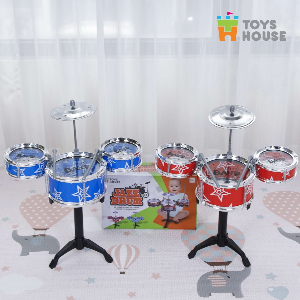 Trống đồ chơi cho bé Jazz Drum - Nhạc cụ, âm nhạc hướng nghiệp cho bé yêu Toyshouse