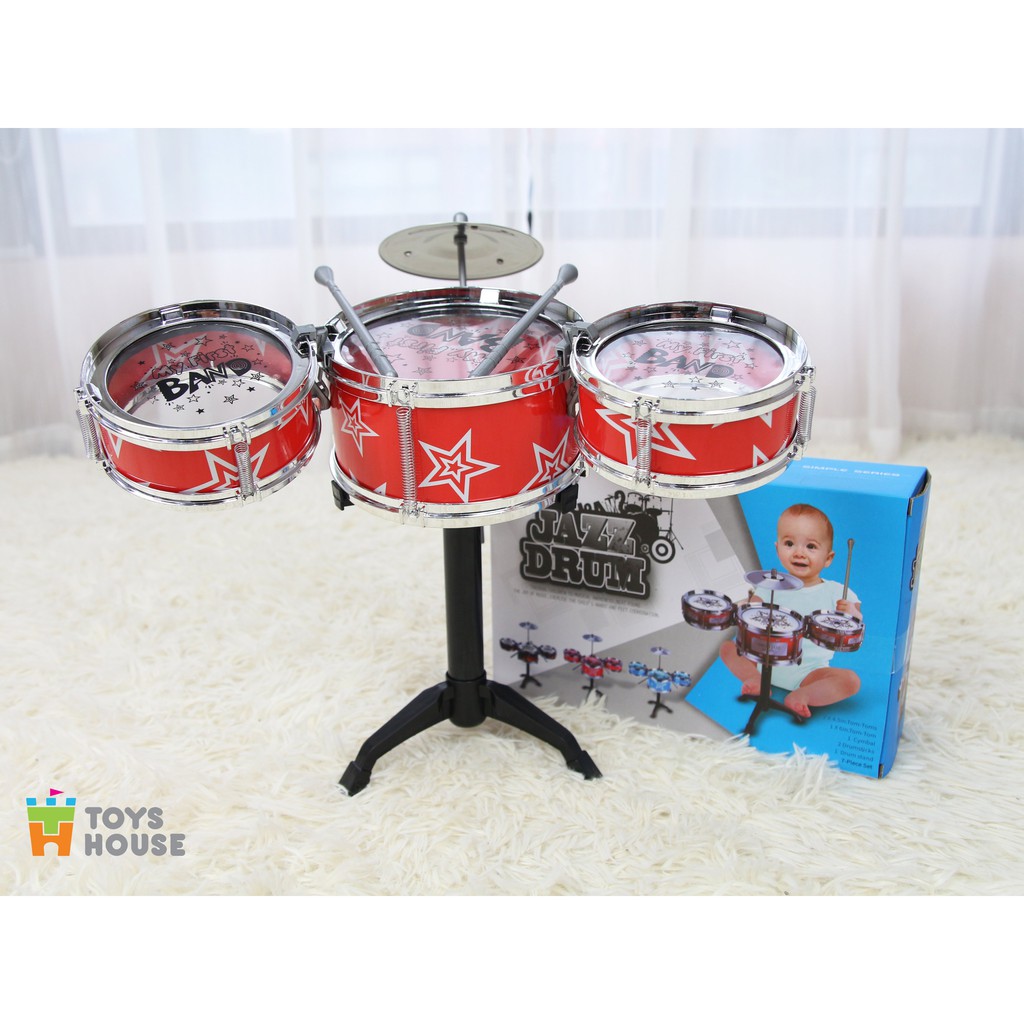 Trống đồ chơi cho bé Jazz Drum - Nhạc cụ, âm nhạc hướng nghiệp cho bé yêu Toyshouse