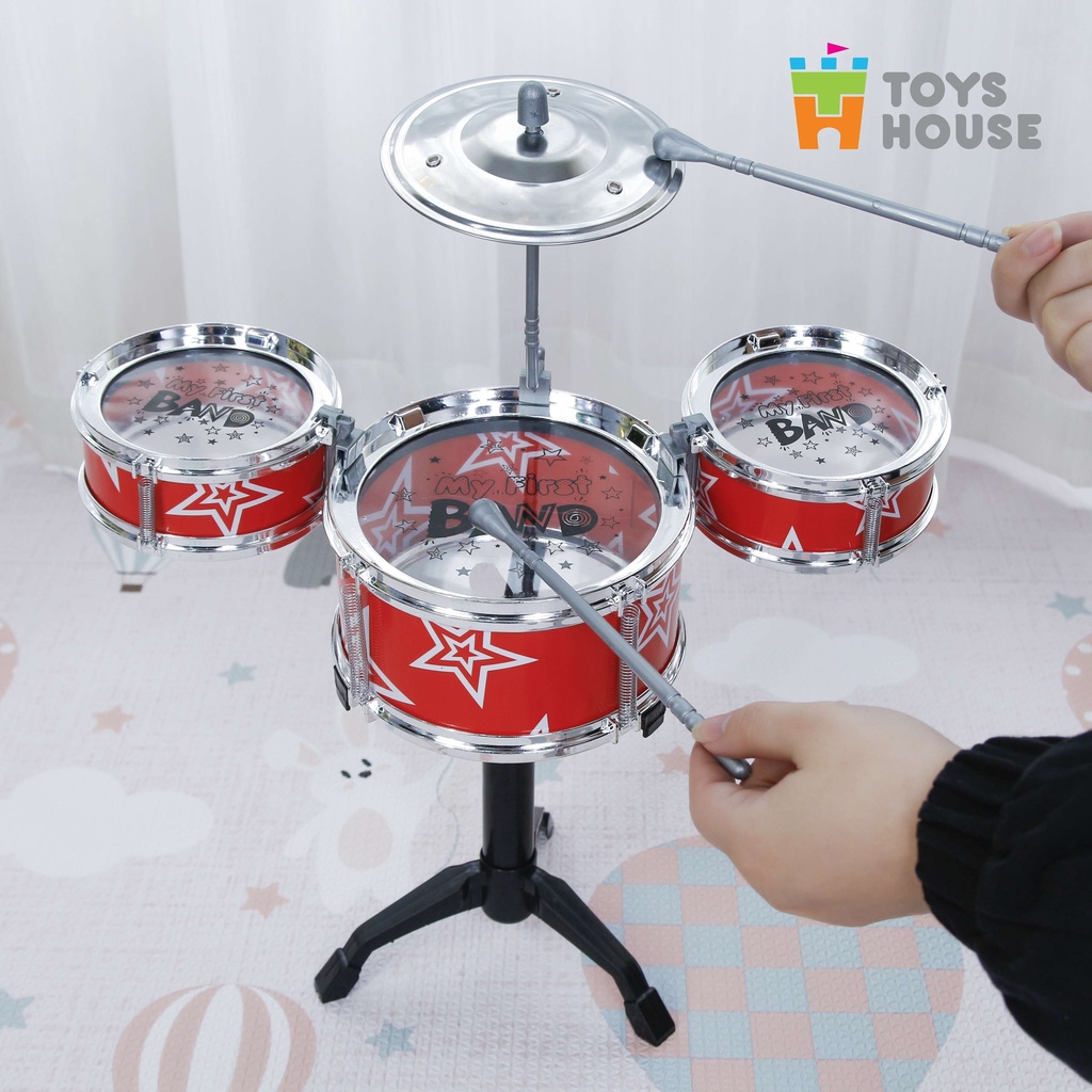 Trống đồ chơi cho bé Jazz Drum - Nhạc cụ, âm nhạc hướng nghiệp cho bé yêu  Toyshouse
