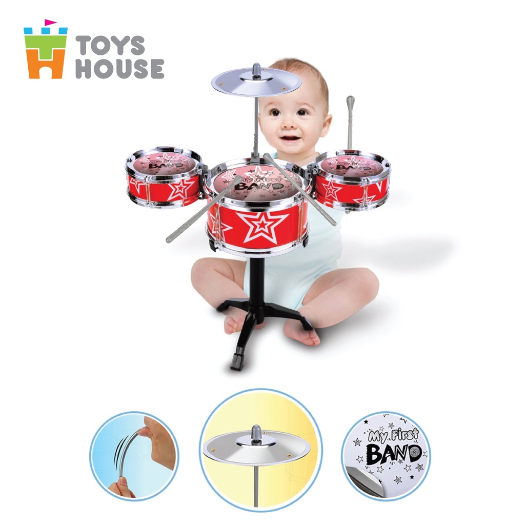 Trống đồ chơi cho bé Jazz Drum - Nhạc cụ, âm nhạc hướng nghiệp cho bé yêu Toyshouse