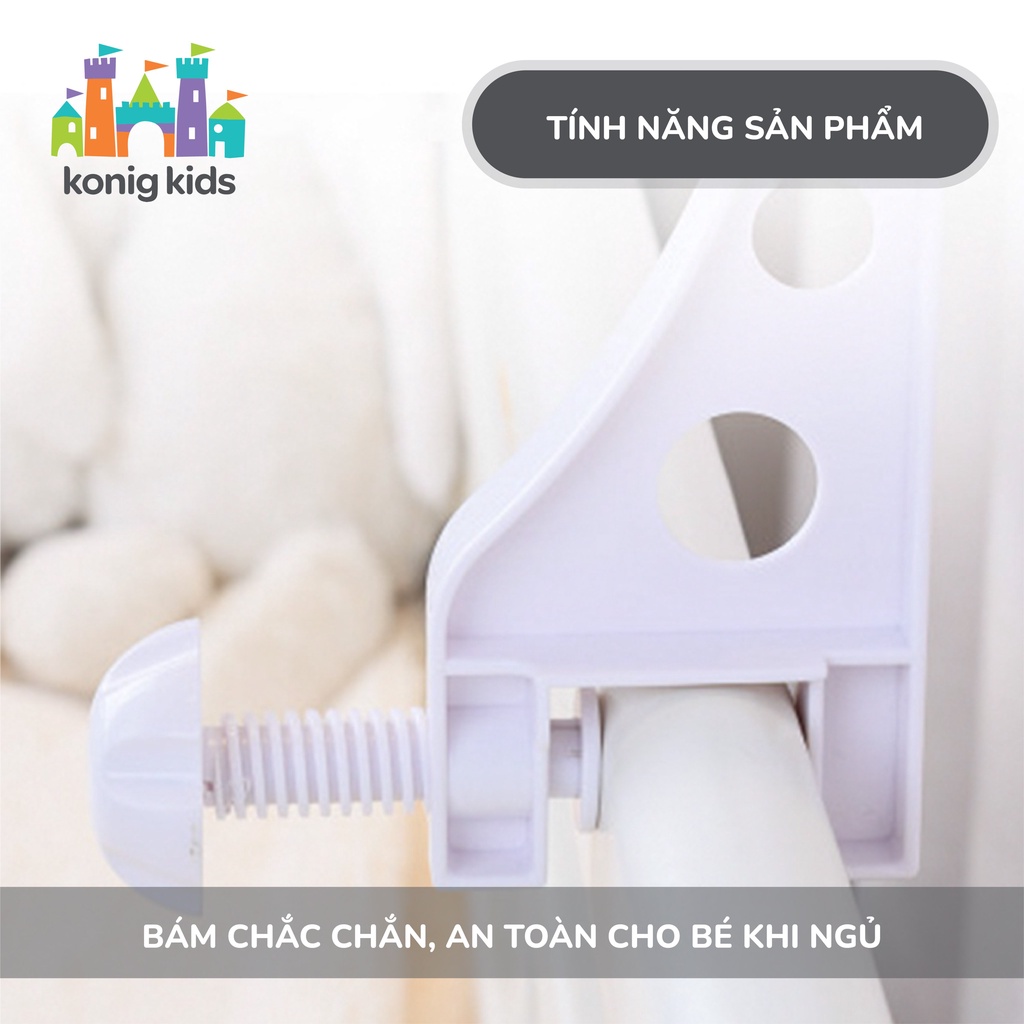 Đồ chơi treo nôi cũi phát nhạc, xoay 360 độ Konig Kids 1021-KK-63605A, nhạc ru ngủ cho con yêu ngon giấc