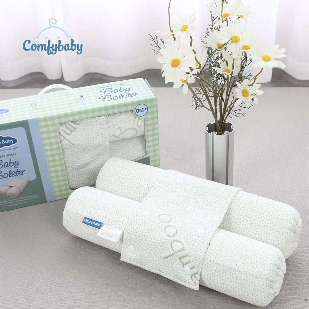 Gối chặn sơ sinh bamboo mềm mại, thoáng khí Comfybaby CFN02