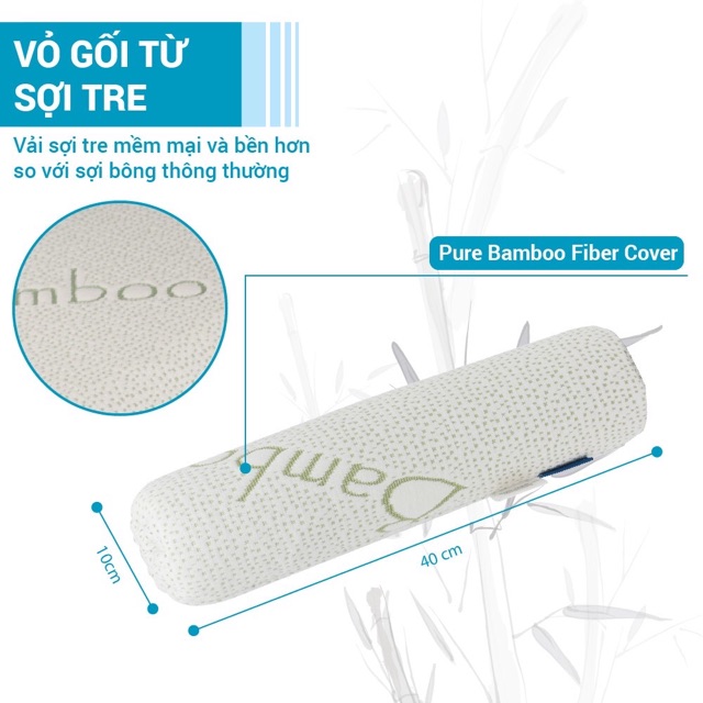 Gối chặn sơ sinh bamboo mềm mại, thoáng khí Comfybaby CFN02