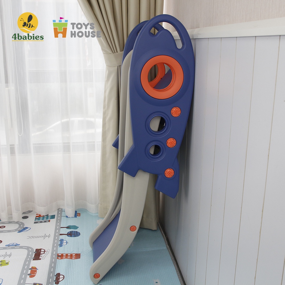 Đồ chơi vận đông - trong nhà cho bé cầu trượt/ tuột gấp gọn Toyshouse - hình máy bay