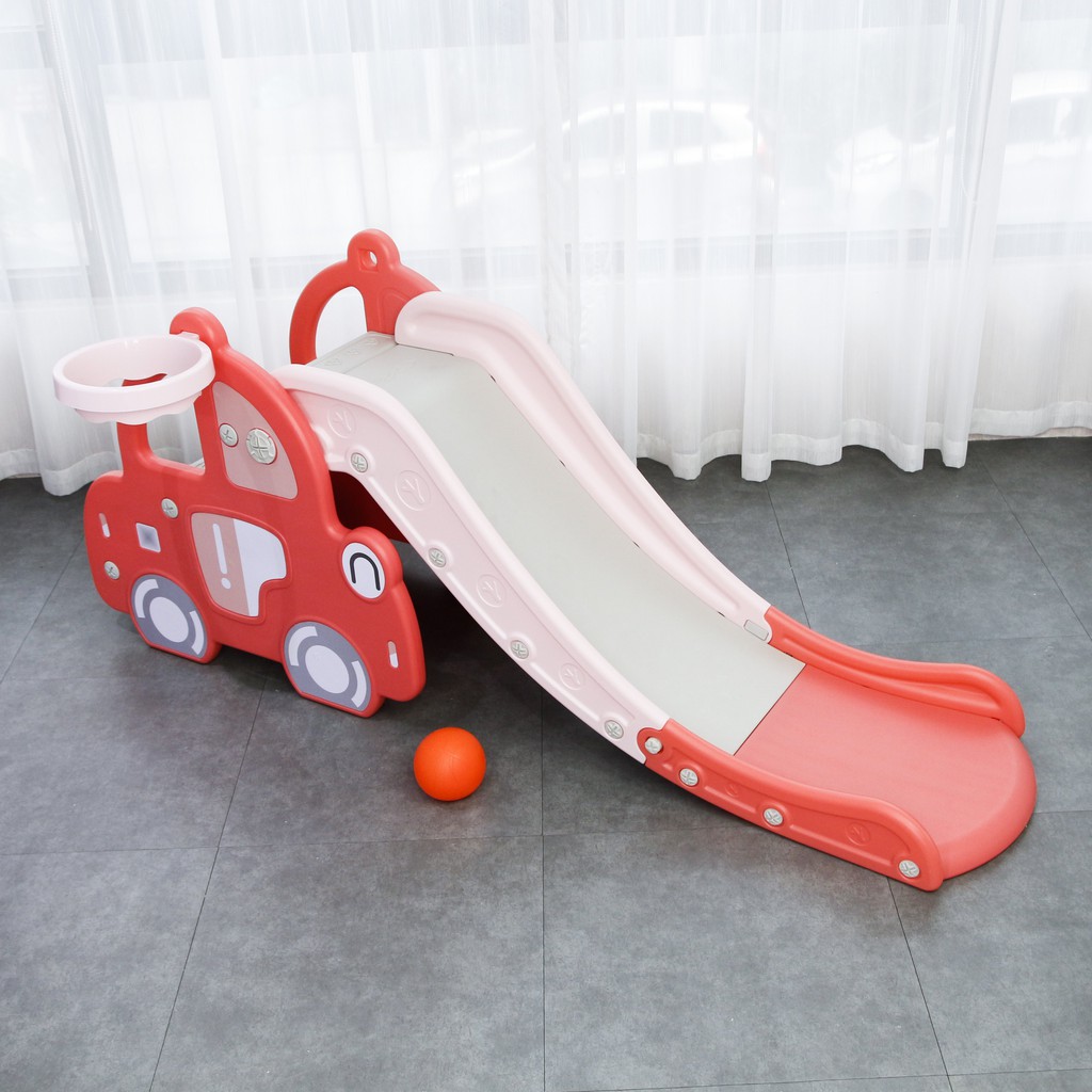 Cầu trượt kèm Khung bóng rổ cho bé Toyshouse WM21B061, hàng chính hãng cao cấp