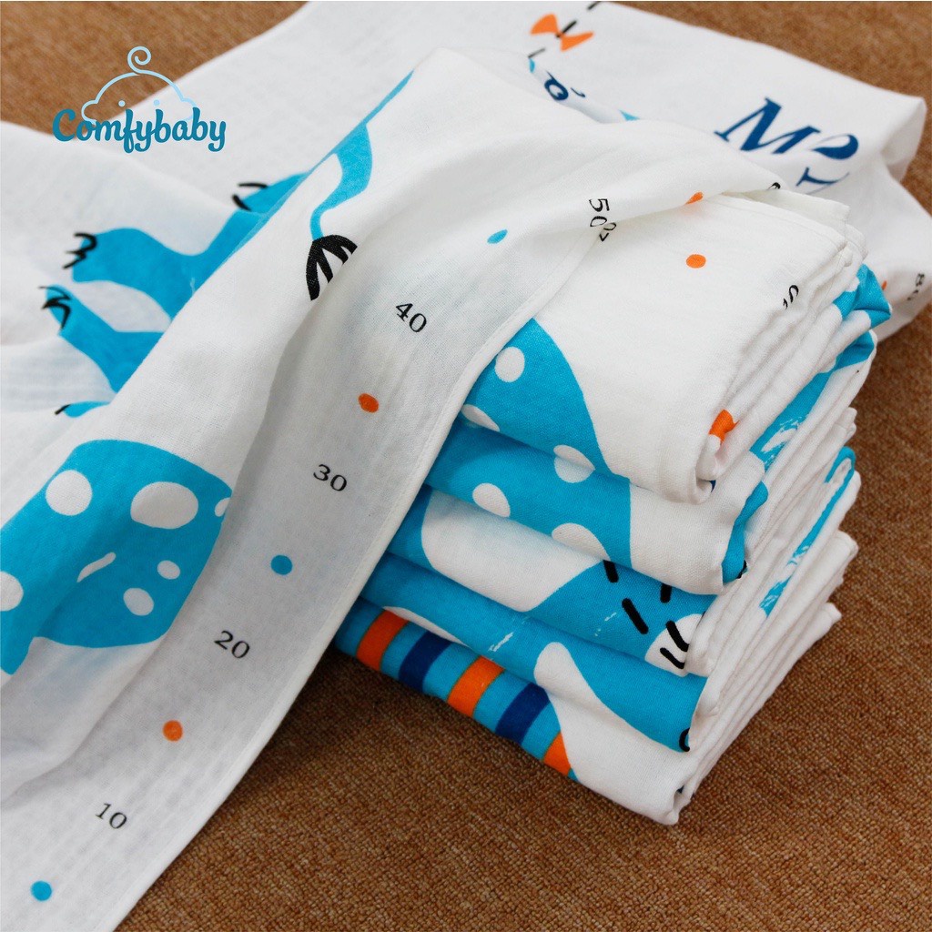 Khăn tắm cho bé và gia đình 100% Cotton cao cấp Comfybaby hàng xuất khẩu - đồ dùng phòng tắm, kỳ bé