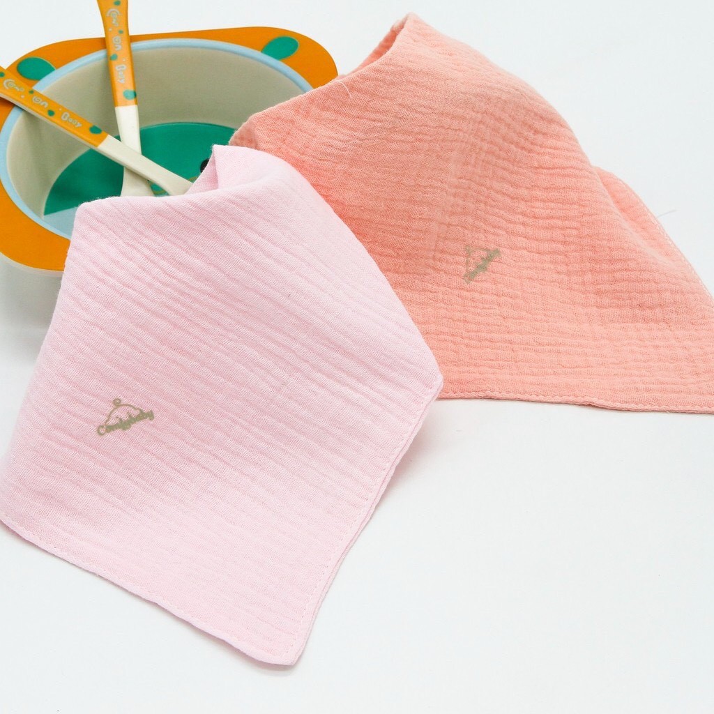 Yếm sơ sinh cho bé giữ ấm cổ set 2 cái hình tam giác - 1 tuổi - Comfybaby