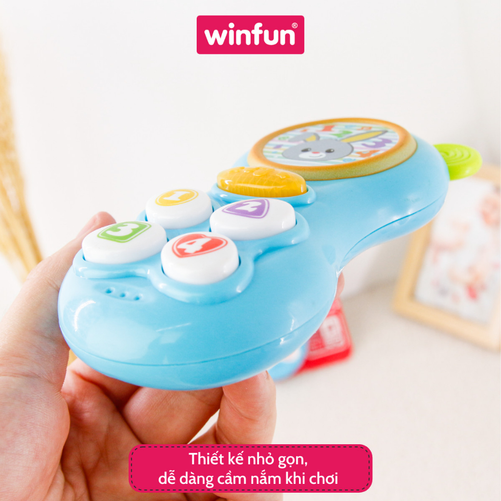 Điện thoại phát nhạc vui nhộn Winfun 0638 - đồ chơi âm nhạc kích thích phát triển trí tưởng tượng cho bé