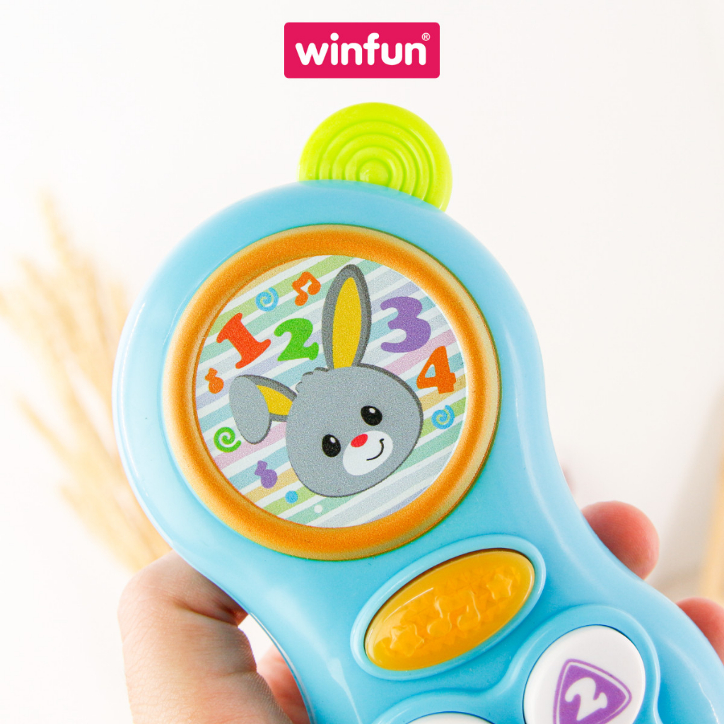 Điện thoại phát nhạc vui nhộn Winfun 0638 - đồ chơi âm nhạc kích thích phát triển trí tưởng tượng cho bé