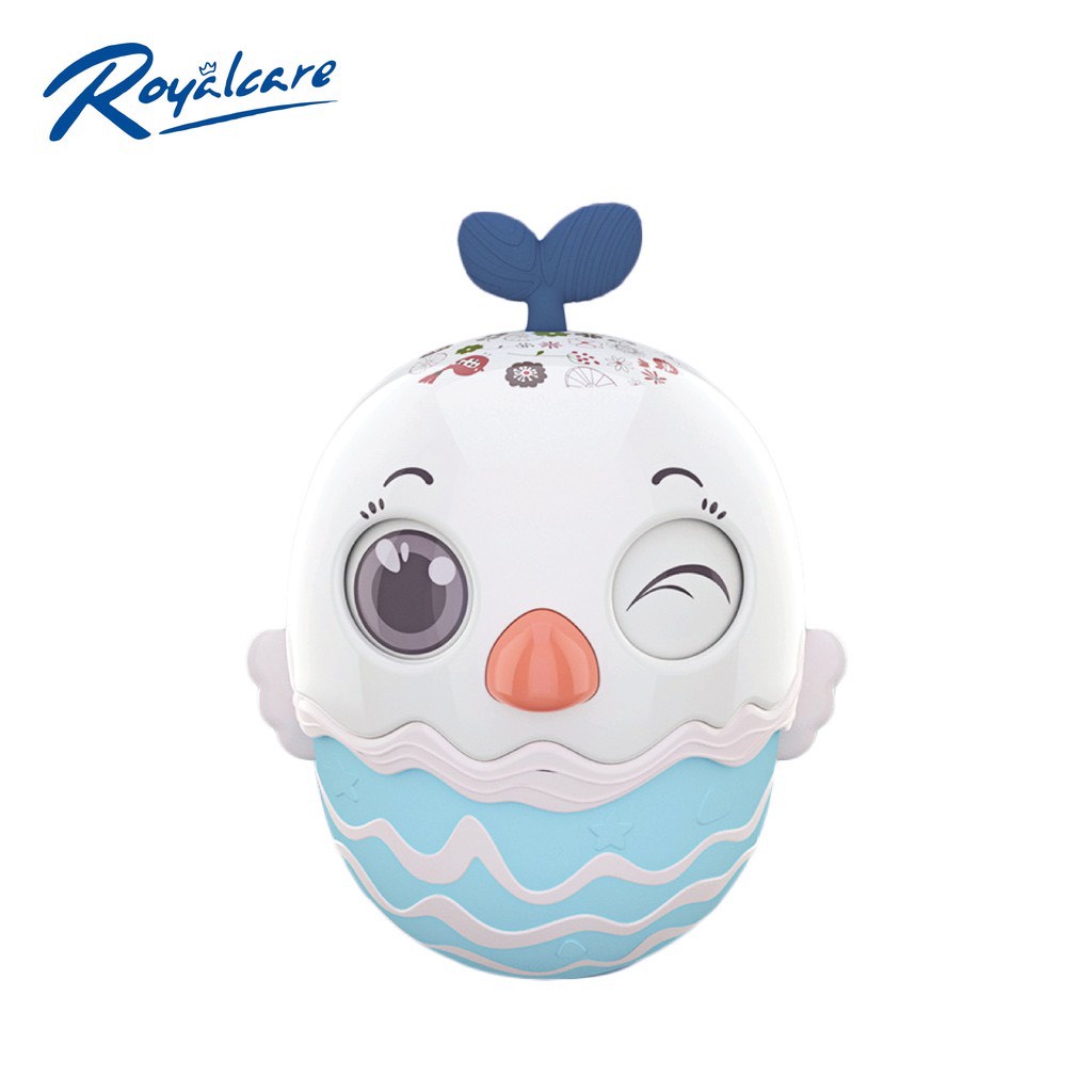 Đồ chơi lật đật cho bé hình quả trứng dễ thương kêu leng keng Royalcare 0820-RC-822-222