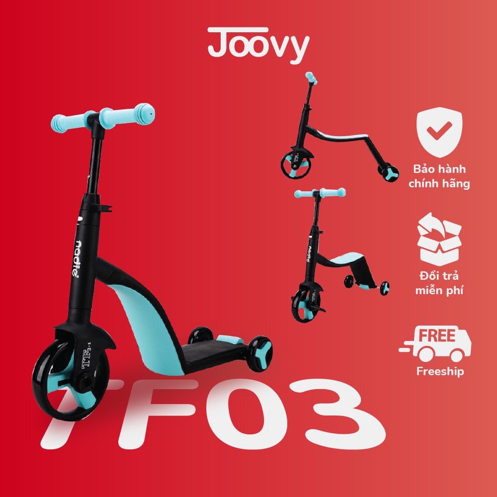 Xe trượt Scooter kiêm chòi chân - cân bằng - 3 bánh cho cho bé 3 trong 1 JOOVY