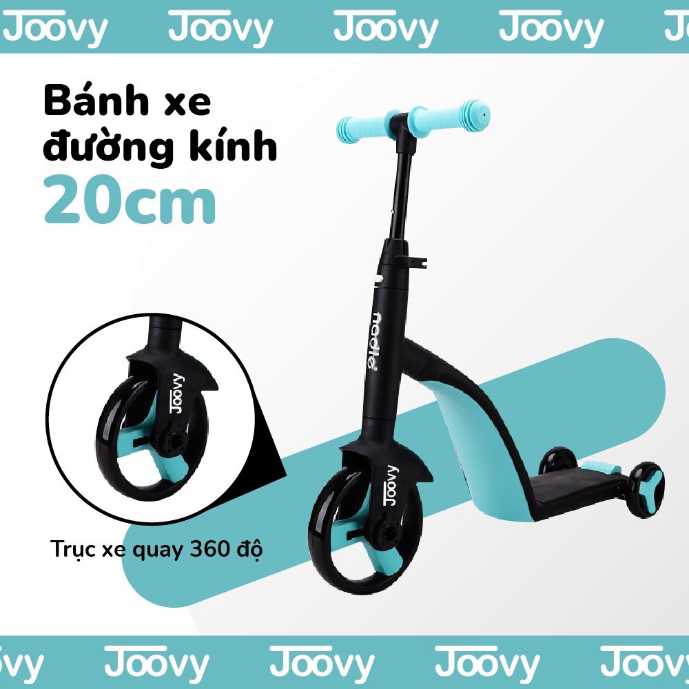 Xe trượt Scooter kiêm chòi chân - cân bằng - 3 bánh cho cho bé 3 trong 1 JOOVY