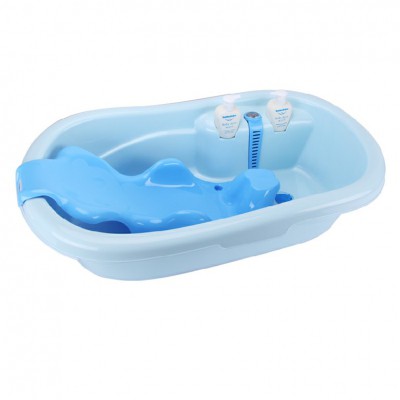 Chậu tắm kèm nhiệt kế đo nhiệt độ nước và ghế nằm cho trẻ em Royalcare RC302