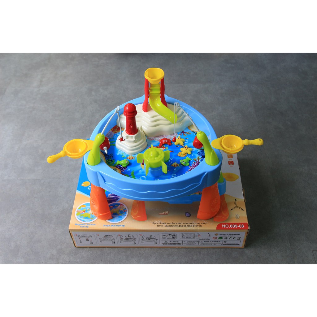 Đồ chơi câu cá cho bé có đèn nhạc Toyshouse 889-68: Phát triển vận động tinh và tư duy xã hội