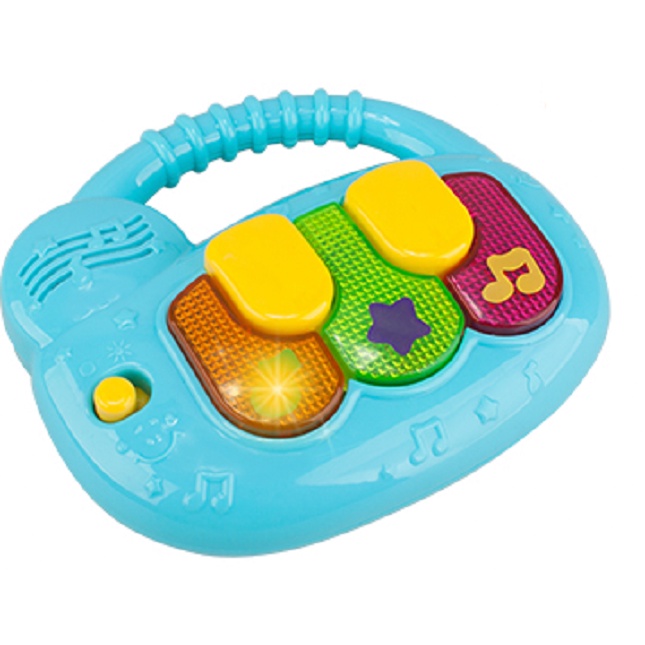 Đàn đồ chơi nhạc cụ đàn piano mini cầm tay Winfun 0640 - cho bé từ 6 tháng tới 2 tuổi