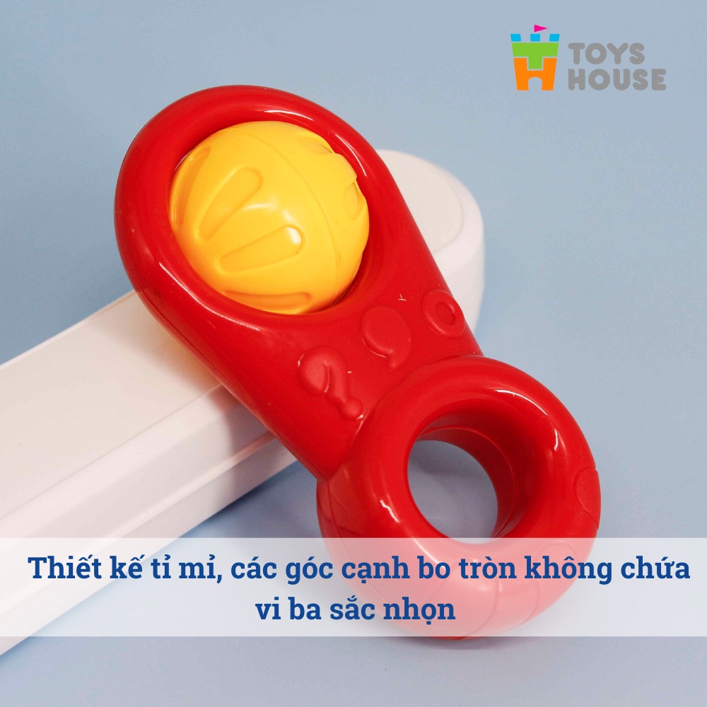 Túi đồ chơi xúc xắc 5 món Toyshouse 776-1 cho bé phát triển thị giác, thính giác và khả năng quan sát