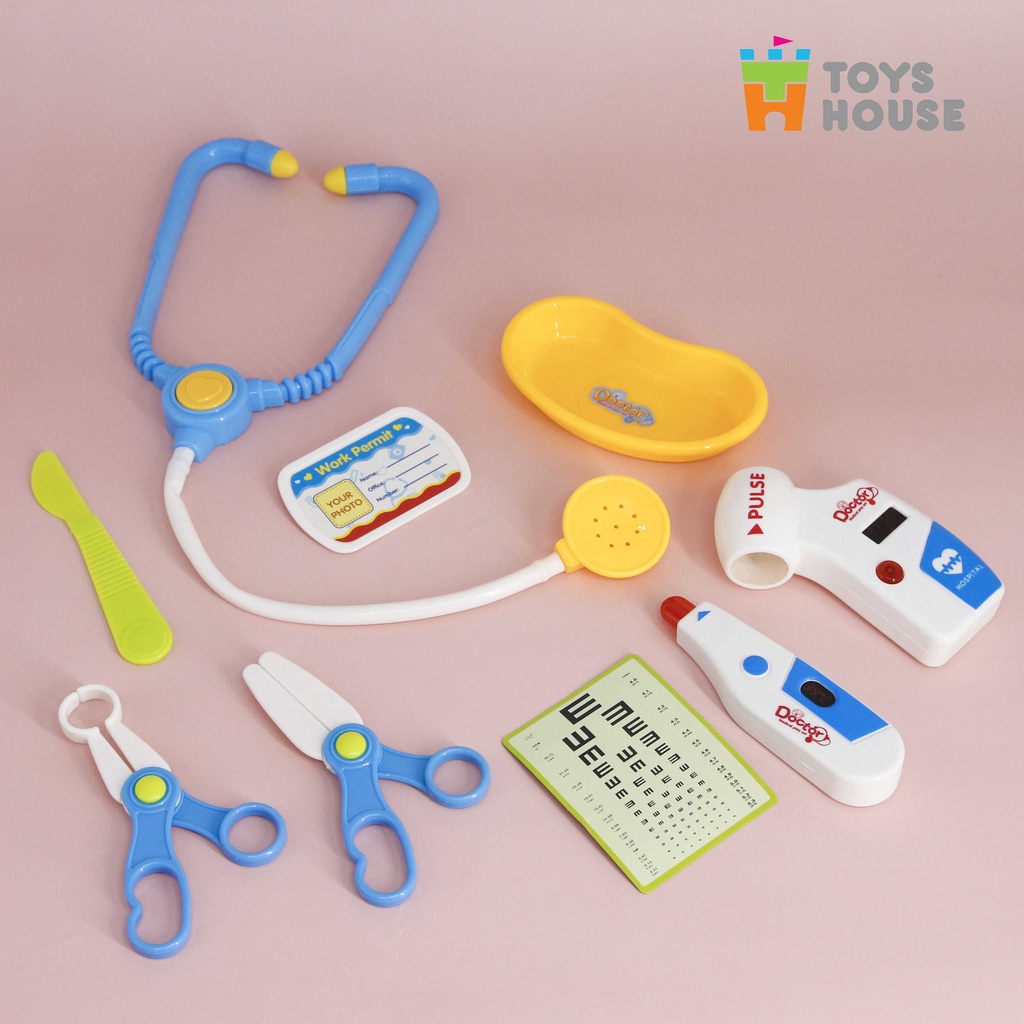 Đồ chơi hướng nghiệp cho bé - bộ nhà bếp, cơ khí, bác sĩ Toyhouse - hàng chính hãng