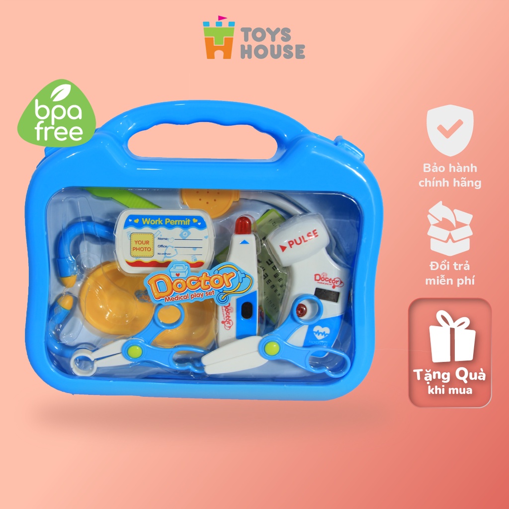 Đồ chơi hướng nghiệp cho bé - bộ nhà bếp, cơ khí, bác sĩ Toyhouse - hàng chính hãng