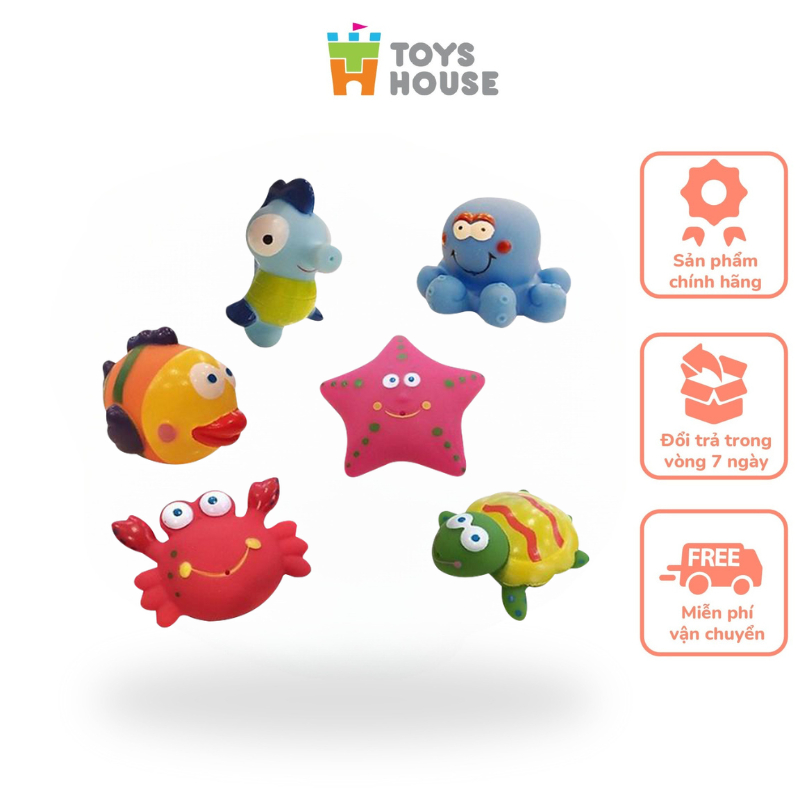 Set đồ chơi tắm 6 món cho bé Toyshouse TL811-1/2