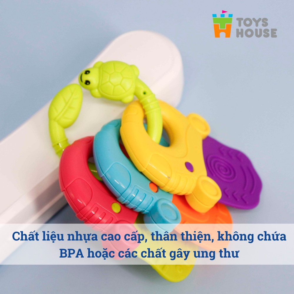 Đồ chơi xúc xắc lục lạc tập cầm cho bé set 7 món Toyshouse 776-27